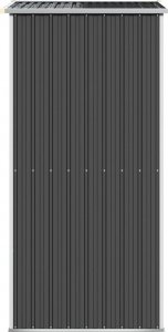 vidaXL vidaXL Szopa ogrodowa, antracytowa, 192x108x223 cm, stal galwanizowana 4