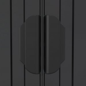 vidaXL vidaXL Szopa ogrodowa, antracytowa, 192x108x223 cm, stal galwanizowana 7