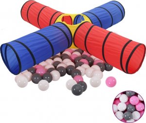 vidaXL vidaXL Tunel do zabawy dla dzieci, z 250 piłeczkami, kolorowy 1