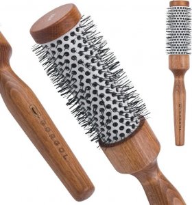 GORGOL Gorgol Szczotka ceramiczna z rurką, włosie syntetyczne, kolor orzech 32/48 2
