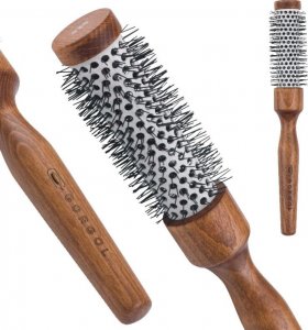 GORGOL Gorgol Szczotka ceramiczna z rurką, włosie syntetyczne, kolor orzech 26/42 2