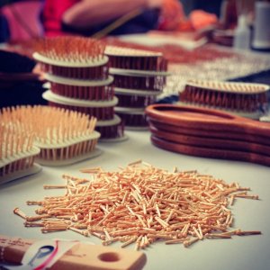 GORGOL Gorgol Szczotka ceramiczna z rurką, włosie syntetyczne, kolor orzech 26/42 5