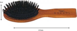 GORGOL Gorgol Brush, szczotka pneumatyczna owalna z naturalnego włosia 8R 5