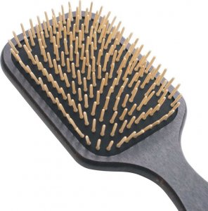 GORGOL Szczotka pneumatyczna paddle, szpilka drewniana, 11 rzędów, kolor dark chocolate 3