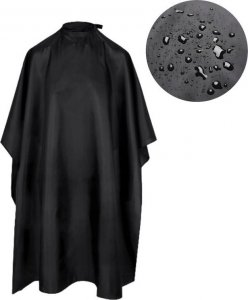 Poniks Poniks peleryna fryzjerska duża, czarna 145x125cm 4