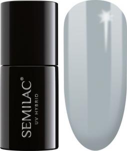 Semilac Diamond Cosmetics Semilac Lakier UV hybrydowy 7 ml 183 Grey Pepper 1
