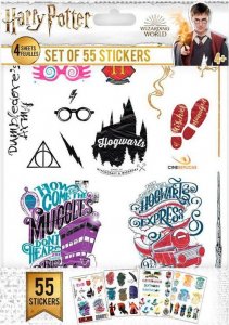 Cinereplicas HARRY POTTER NAKLEJKI NA LAPTOPA TABLET 55szt OFICJALNE 1