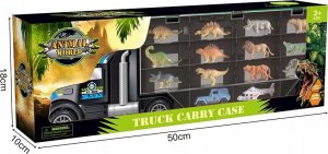 AIG mix Tir Ciężarówka Wyrzutnia Auto Helikopter Dinozaury 5