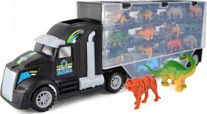 AIG mix Tir Ciężarówka Wyrzutnia Auto Helikopter Dinozaury 7