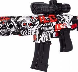 AIG mix Pistolet Karabin 2W1 Automat Na Kulki Żelowe Laser 3