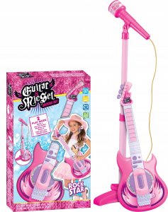 AIG mix Gitara Elektryczna Mikrofon Karaoke Dla Dzieci 13