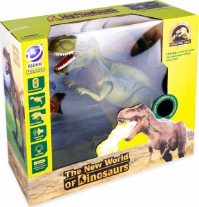 AIG mix Duży Dinozaur T-Rex Chodzi Ryczy Świeci Zieje Dym 2