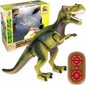 AIG mix Duży Dinozaur T-Rex Chodzi Ryczy Świeci Zieje Dym 10