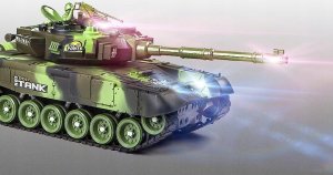 AIG mix Duży Czołg Zdalnie Sterowany Big War Tank Efekty 3