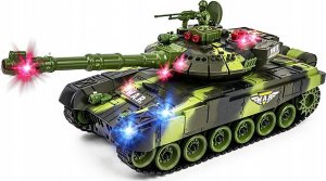 AIG mix Duży Czołg Zdalnie Sterowany Big War Tank Efekty 4