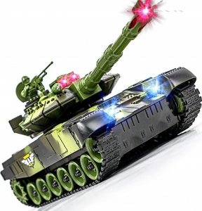 AIG mix Duży Czołg Zdalnie Sterowany Big War Tank Efekty 9