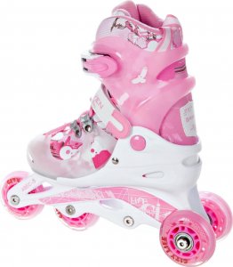 Rolki Raven Inlineskates Princess rekreacyjne regulowane różowe r. 34-37 7