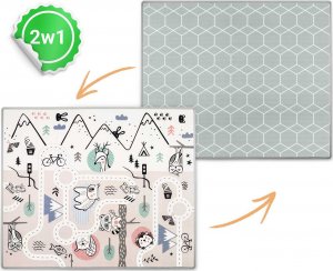 Nukido Mata piankowa zwijana 180 x 150 x 1,5 cm NK-342 4