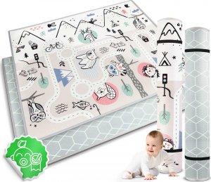 Nukido Mata piankowa zwijana 180 x 150 x 1,5 cm NK-342 8