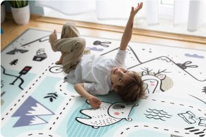 Nukido Mata piankowa zwijana 180 x 150 x 1,5 cm NK-342 8