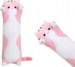 DŁUGI KOTEK KOT MASKOTKA PODUSZKA PLUSZAK 70 CM XL 1