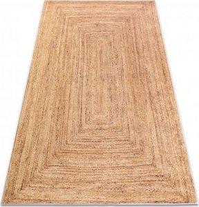 Dywany Łuszczów Dywan do prania ANDRE 1017 Pled, plecionka antypoślizgowy - beż, 80x150 cm 1