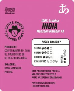Kawa ziarnista Coffee Hunter India Monsoon Malabar 1 kg 2