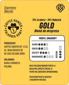Kawa ziarnista Coffee Hunter Gold Blend 1 kg 2
