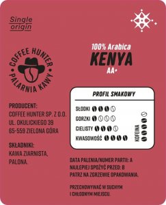 Kawa ziarnista Coffee Hunter Kenia AA 1 kg 2