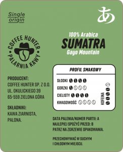 Kawa ziarnista Coffee Hunter Sumatra Gayo Mountain 1 kg 2