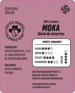 Kawa ziarnista Coffee Hunter Moka Blend 1 kg 2
