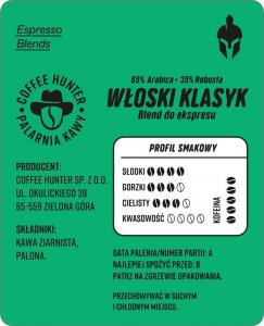 Kawa ziarnista Coffee Hunter Włoski Klasyk 500 g 2