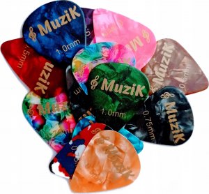 MuziK Kostki gitarowe 10SZT kostka do gitar JAKOŚĆ 2