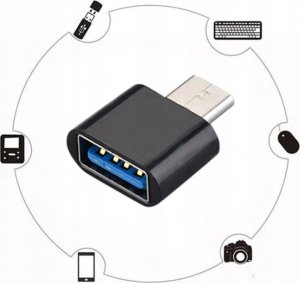 Adapter USB Karizo USB-A - USB-C Czarny  (129734) 3