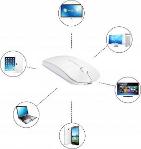 Mysz Karizo biała (LM5000N6BKM) 2