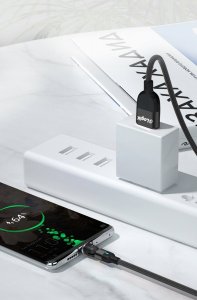 Kabel USB Karizo USB-A - USB-C + microUSB + Lightning 3 m Czarny (U76GK52I) 13