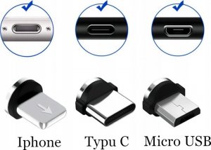 Karizo Końcówka magnetyczna LogiK do kabla Tip | IPHONE 2