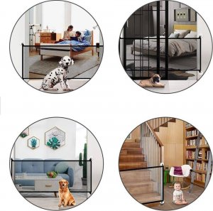 Ultimar Bramka zabezpieczająca przegroda dla psa drzwi 10