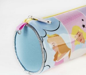 Piórnik Princesses Disney Torba szkolna cylindryczna Princesses Disney Różowy (8 x 8 x 23 cm) 3