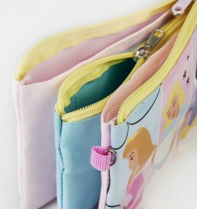 Piórnik Princesses Disney Torba szkolna Princesses Disney Różowy (11,5 x 2 x 22,5 cm) 3