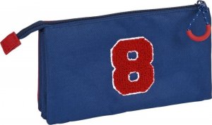 Piórnik Safta Piórnik Potrójny Safta University Czerwony Granatowy (22 x 12 x 3 cm) 2