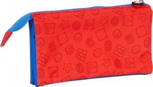 Piórnik Super Mario Piórnik Potrójny Super Mario Czerwony Niebieski (22 x 12 x 3 cm) 2