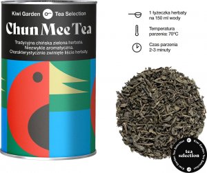 Kiwi Garden Herbata zielona liściasta Chun Mee KiwiGarden 100g 2
