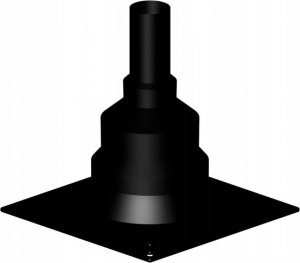 Almeva STARR Głowica kominowa starr z tworzywa (komplet), Kolor czarny, UV stabil. DN60 1
