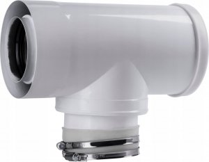 SpiroFlex 60/100-80/125 adapterVST (trójnik) biały 1