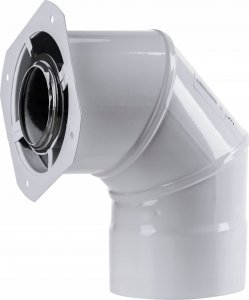 SpiroFlex 60/100-80/125 adapter IMK (kolanowy) biały 1
