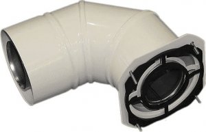 SpiroFlex 60/100 adapter IMK (kolanowy) biały 1