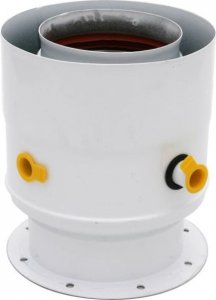 SpiroFlex Adapter F 60/100-80/125 z króćcami biały 2