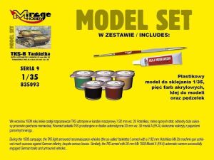 Mirage Tankietka Tks-B z Nkm 20mm wz38 Set (586915) 3