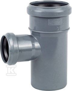 Certus Trójnik redukcyjny 110/75<87 kanalizacja wewnętrzna szara (DWZ) 1